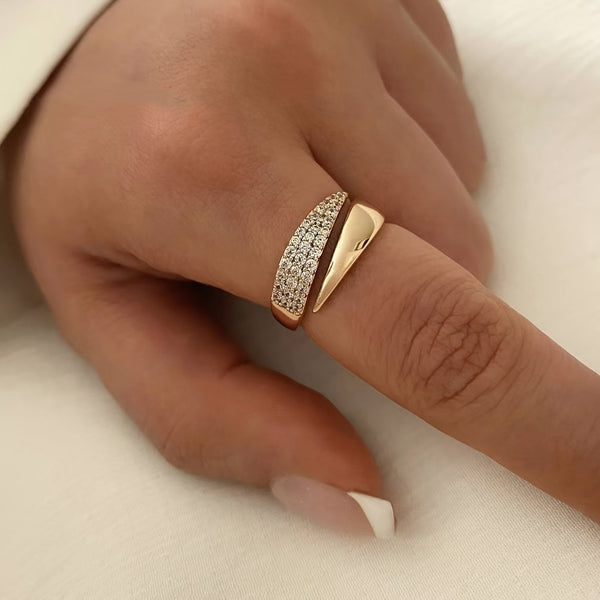 Synthetic Zirconia Open Ring