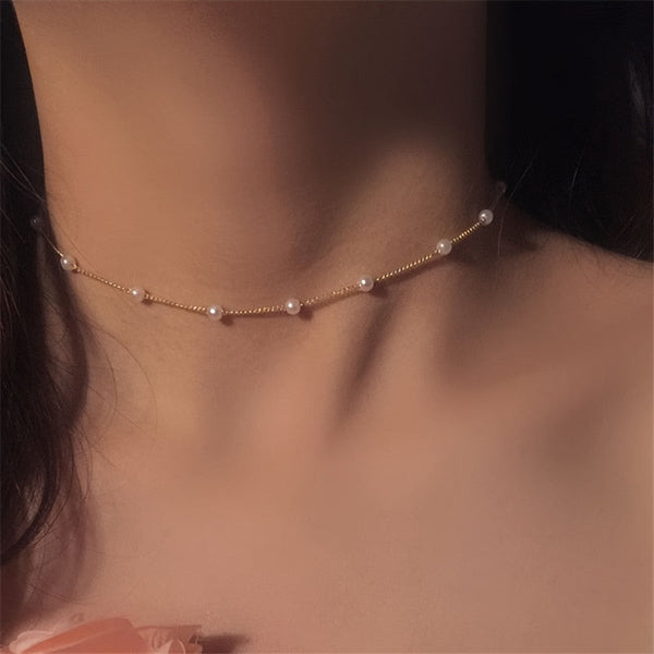 Pearl Short Necklace