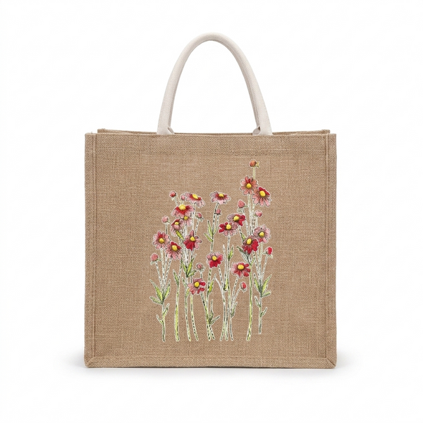 Chic Linen Tote Bag