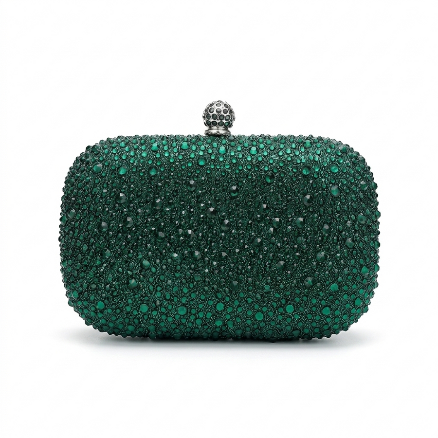 Emerald Water Diamond Clutch