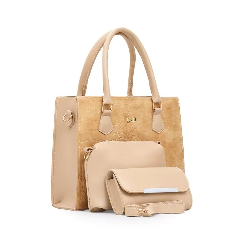 Alaska 3 Piece Tote Bag Set for Women | Premium Handbag | Quill original product photo