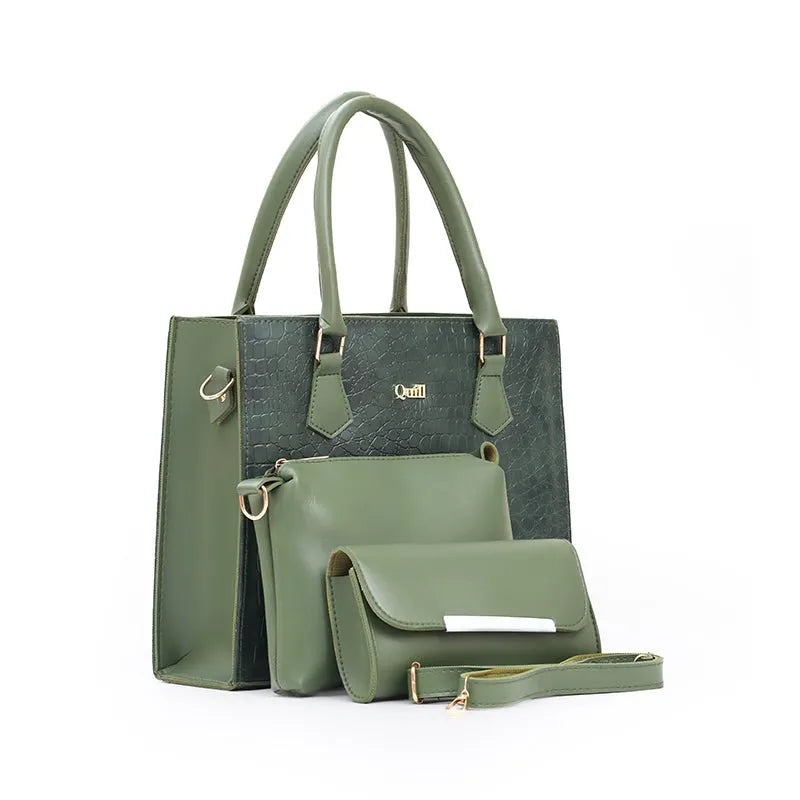 Alaska 3 Piece Tote Bag Set for Women | Premium Handbag | Quill original product photo