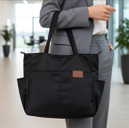 Canvas Shoulder Bag - Quill