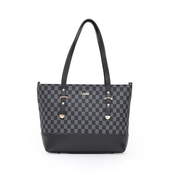 Check Liza Tote Bag for Women | Structured Handbag | Quill