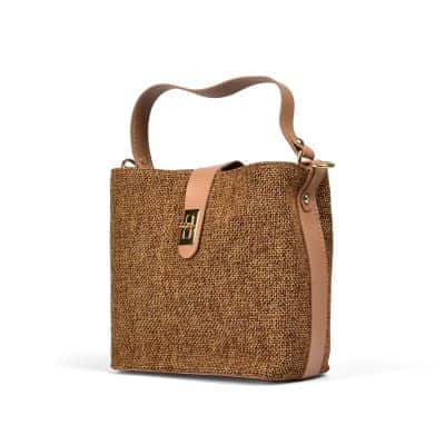 Natural Jute Shoulder Bag for Women — Eco-Friendly Handbag - Quill