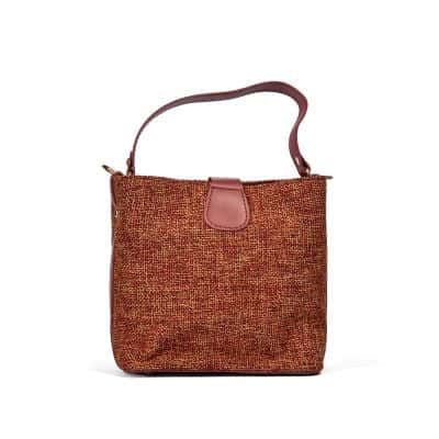 Natural Jute Shoulder Bag for Women — Eco-Friendly Handbag - Quill