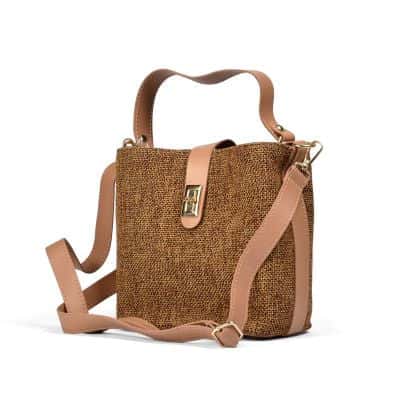 Natural Jute Shoulder Bag for Women — Eco-Friendly Handbag - Quill