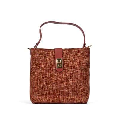 Natural Jute Shoulder Bag for Women — Eco-Friendly Handbag - Quill