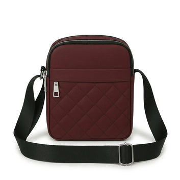 Nylon Shoulder Bag Maroon Red original product photo