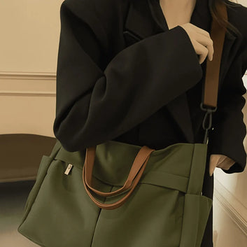 Premium Nylon Tote Bag for Women — Lightweight Everyday Handbag