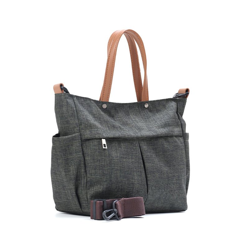 Premium Nylon Tote Bag for Women — Lightweight Everyday Handbag - Quill