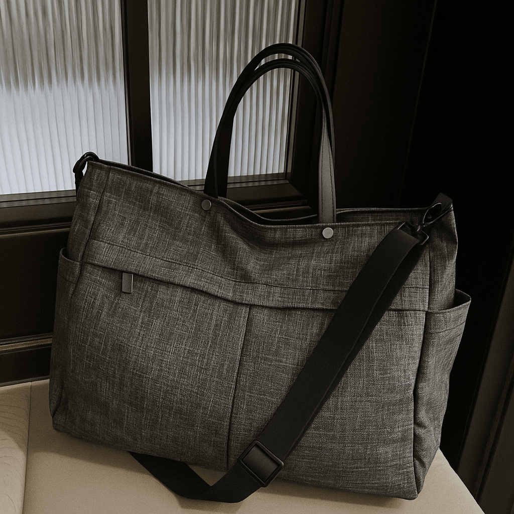 Premium Nylon Tote Bag for Women — Lightweight Everyday Handbag - Quill