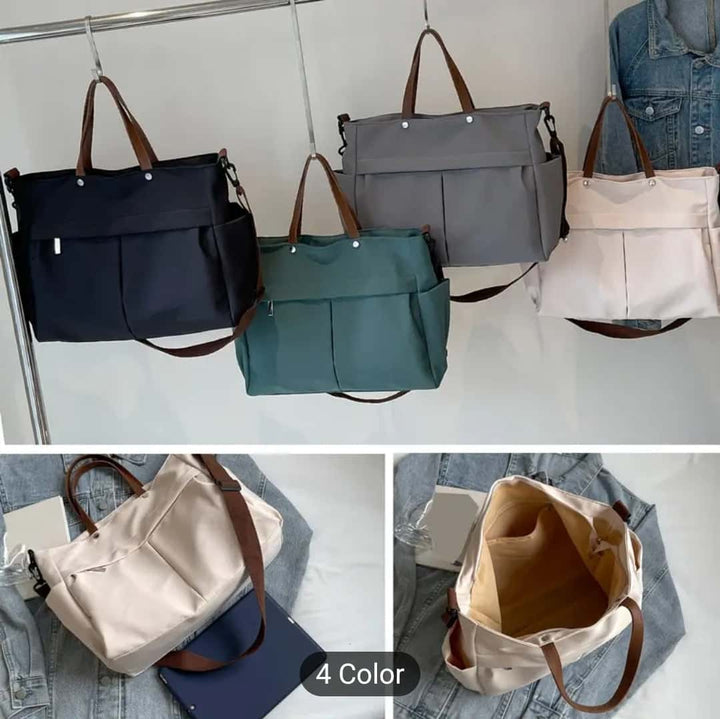 Nylon Tote bag - Quill
