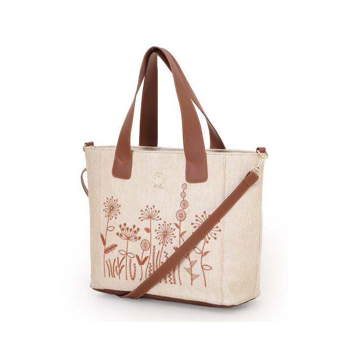 Flora Delight Tote - Quill