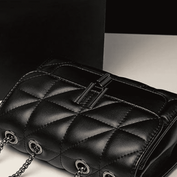 Luxe Quilted Handbag - Quill