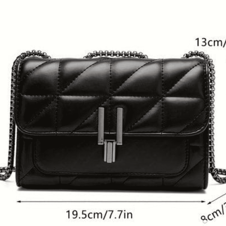 Luxe Quilted Handbag - Quill