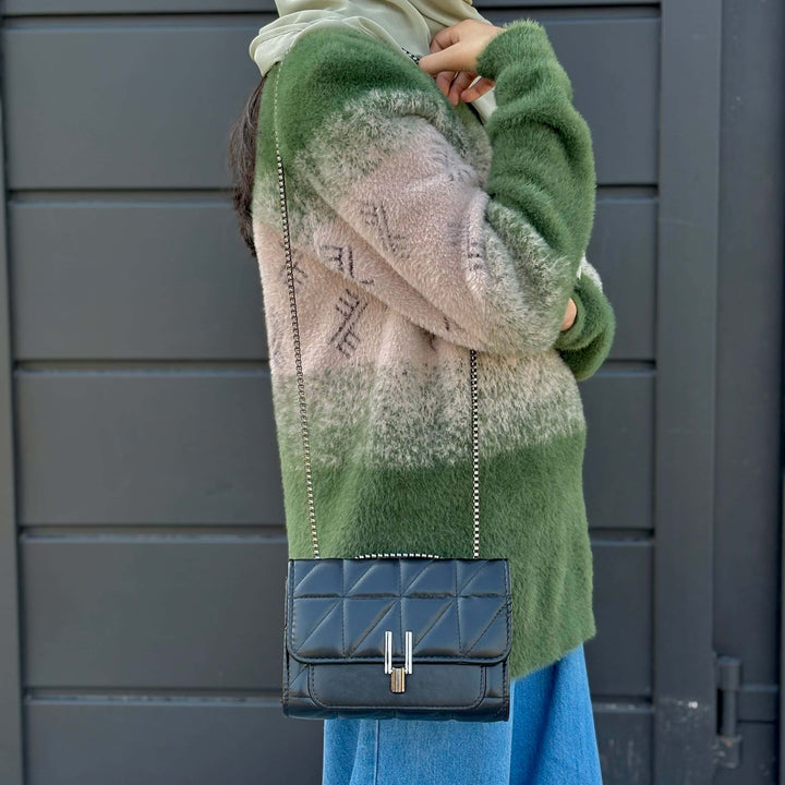 Luxe Quilted Handbag - Quill