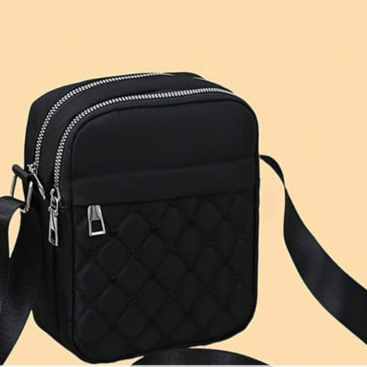 Nylon Shoulder Bag - Quill
