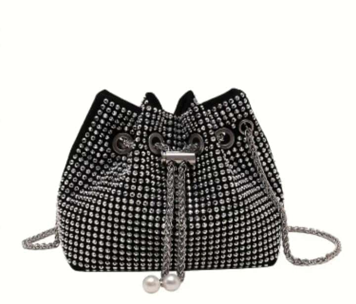 Sparkly Shoulder Bag - Quill
