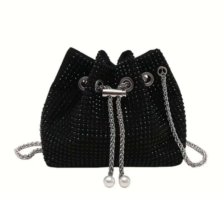 Sparkly Shoulder Bag - Quill