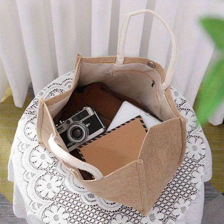 chic linen tote bag for women - Quill