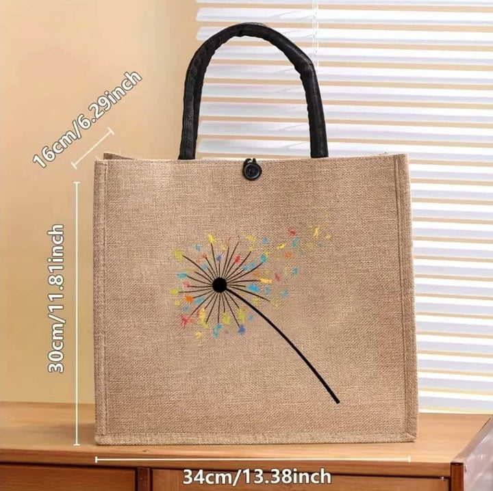 Elegant linen Tote - Quill