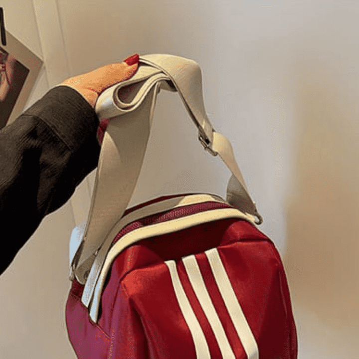 Red Stripe Cross Body - Quill