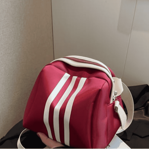 Red Stripe Cross Body - Quill