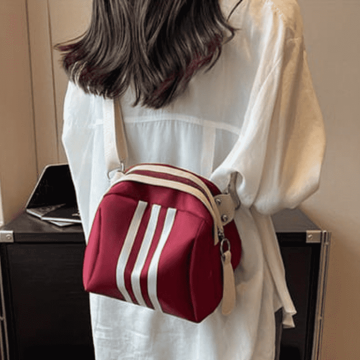 Red Stripe Cross Body - Quill