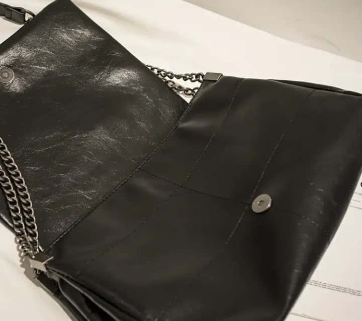 Retro Chain Shoulder Bag - Quill