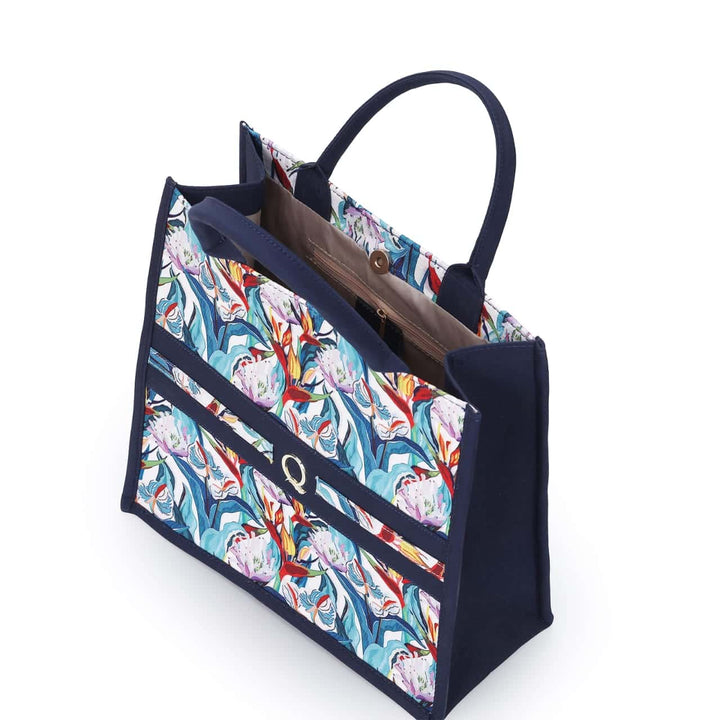 Tropical Bloom Tote - Quill