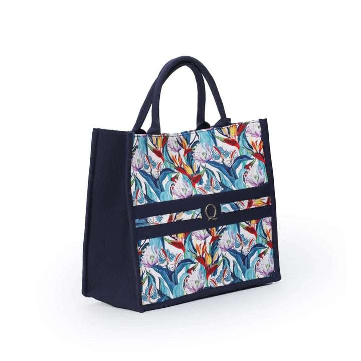 Tropical Bloom Tote - Quill