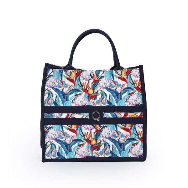 Tropical Bloom Tote - Quill