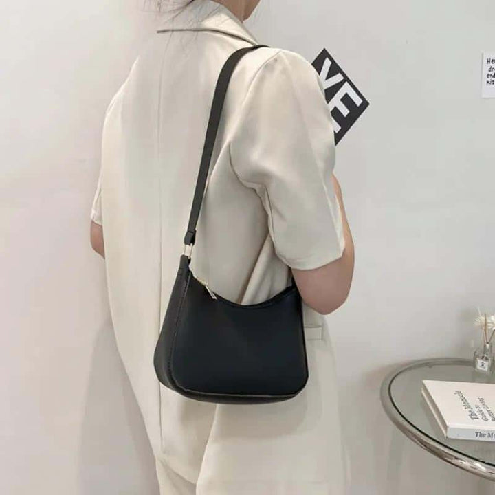 U Curve Handbag - Quill
