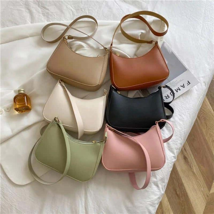 U Curve Handbag - Quill