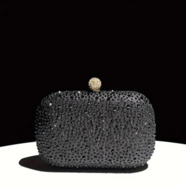 Emerald Water Diamond Clutch - Quill