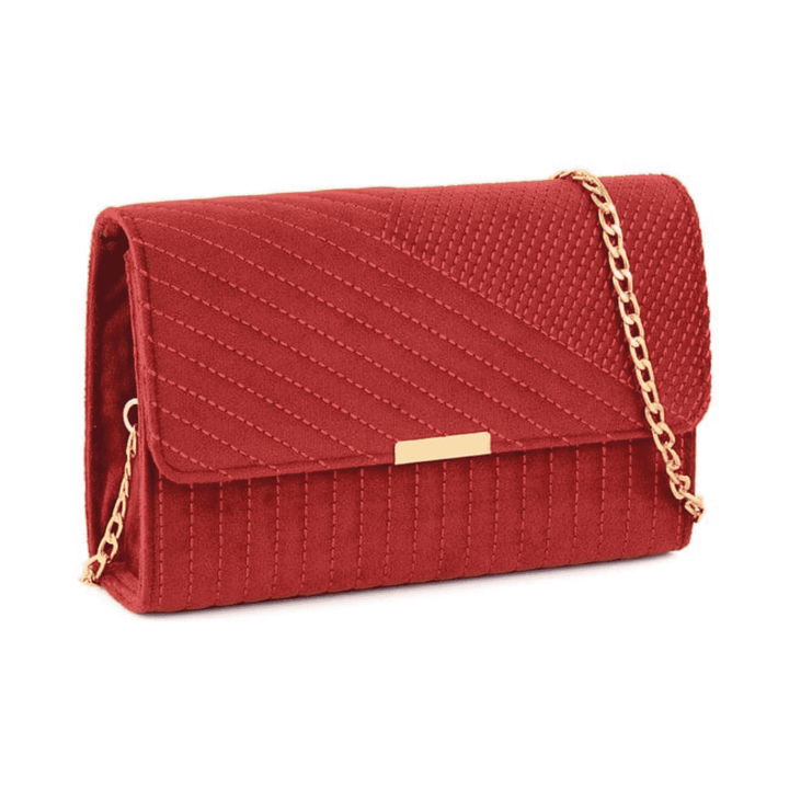 Line Embroidery Crossbody Bag - Quill