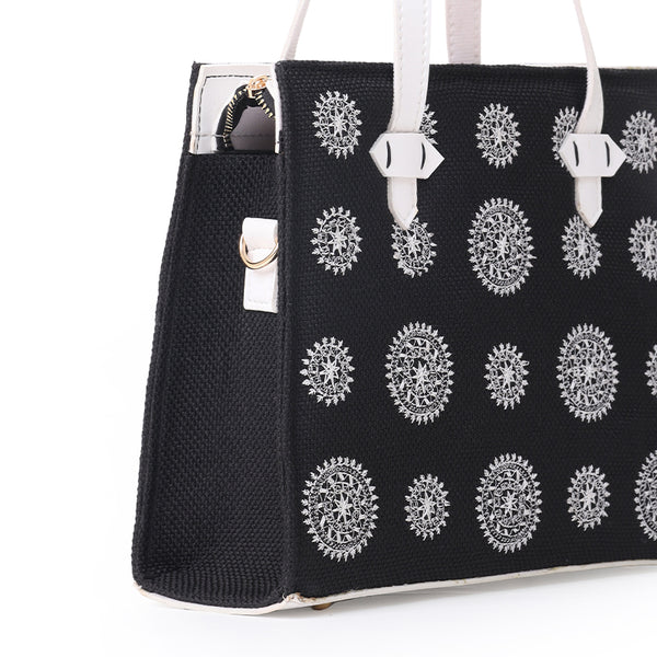 Classic Embroidery Ring Tote