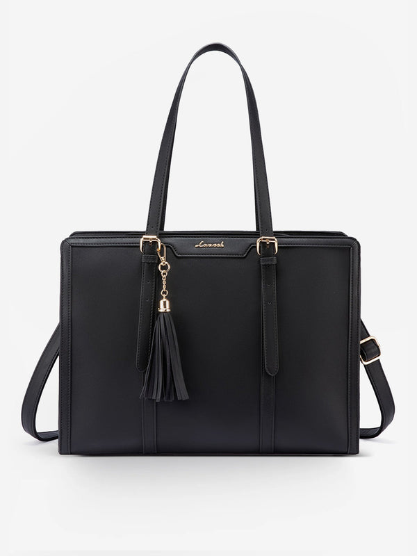 Gold Accent 2 pcs Tote Bag - Fits Two Laptops and more