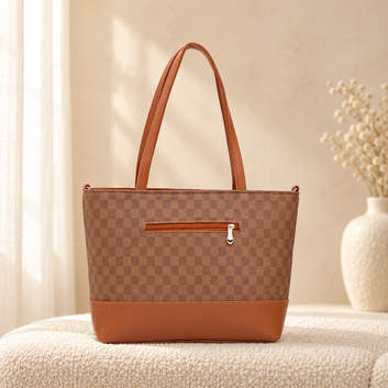 Check Liza Tote Bag for Women | Structured Handbag | Quill – Tan, cozy catalog image